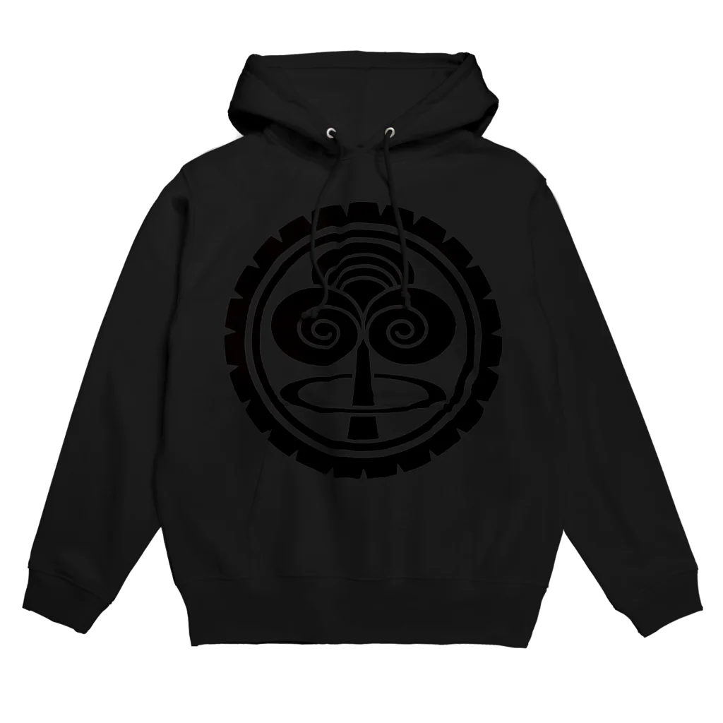 てょんぬショップの世紀末家紋「ゴムタイヤに茸雲」 Hoodie