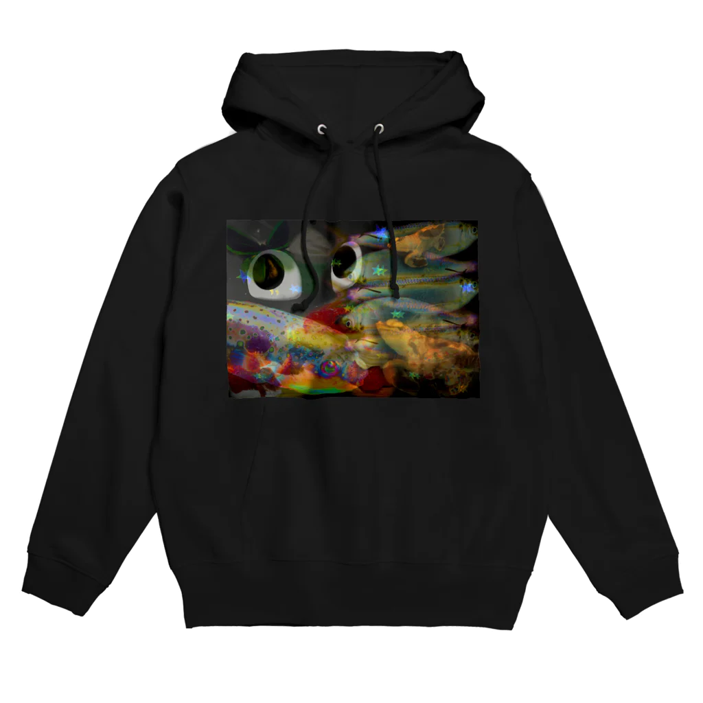 ドクガエルのみんな魚釣りにいっちゃった Hoodie