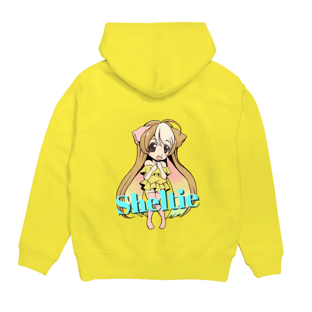 Lichtmuhleのシェルティちゃん Hoodie:back