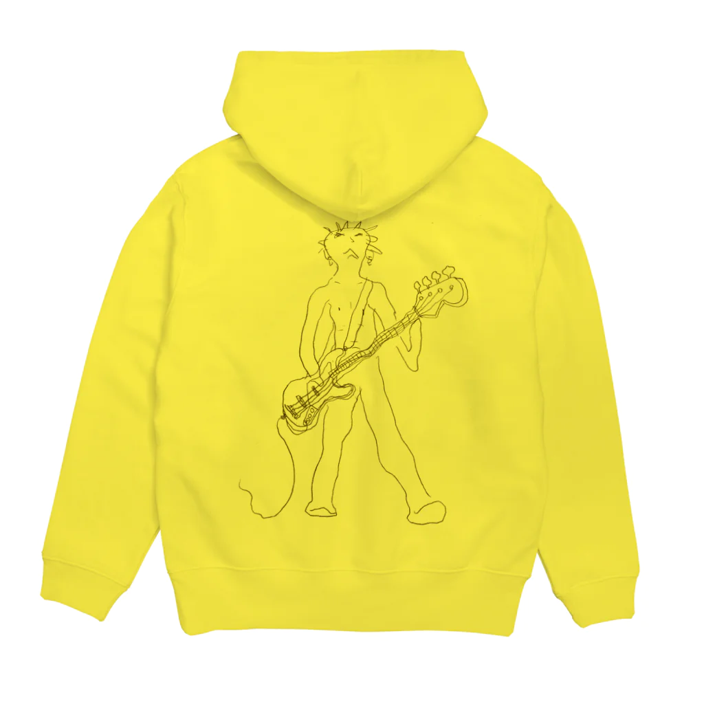 Waternavy & Co.のPUNKベーシスト Hoodie:back