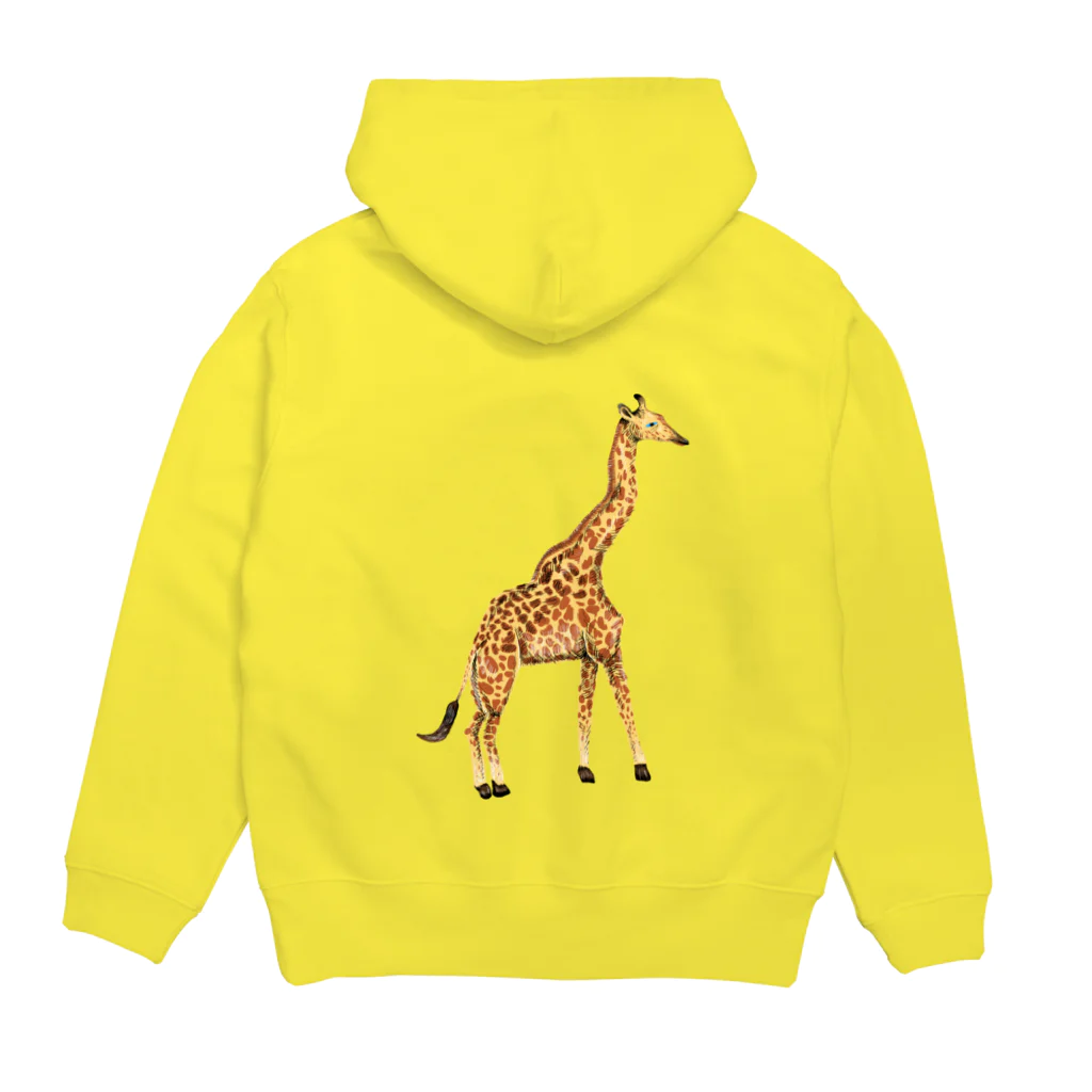 Tania NobukovskiのLONELY GIRAFFE パーカーの裏面