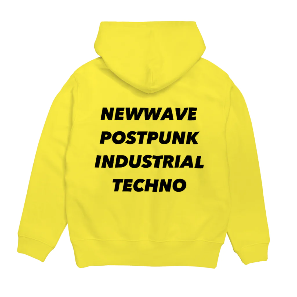 lawi0cir boutiqueのNEWWAVE POSTPUNK INDUSTRIAL TECHNO パーカーの裏面