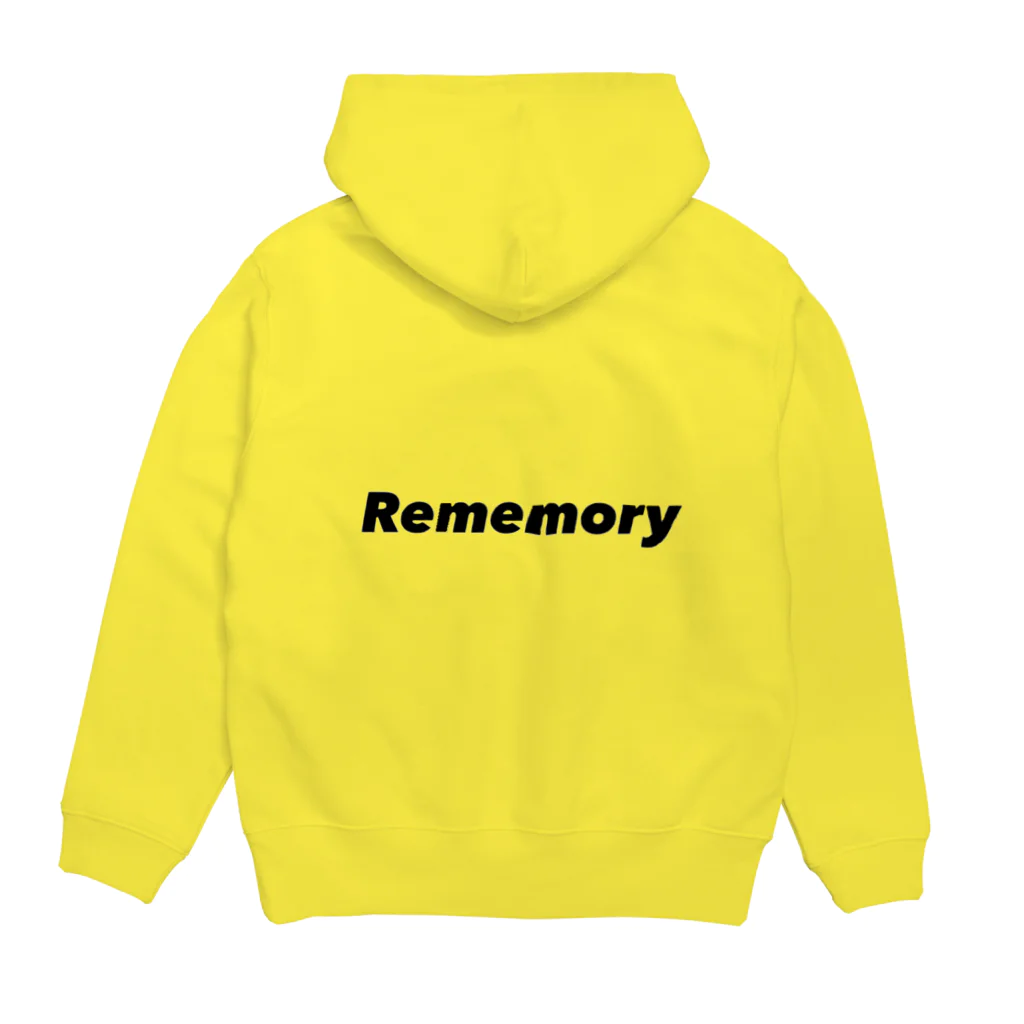 R&MemoryのRememory パーカーの裏面