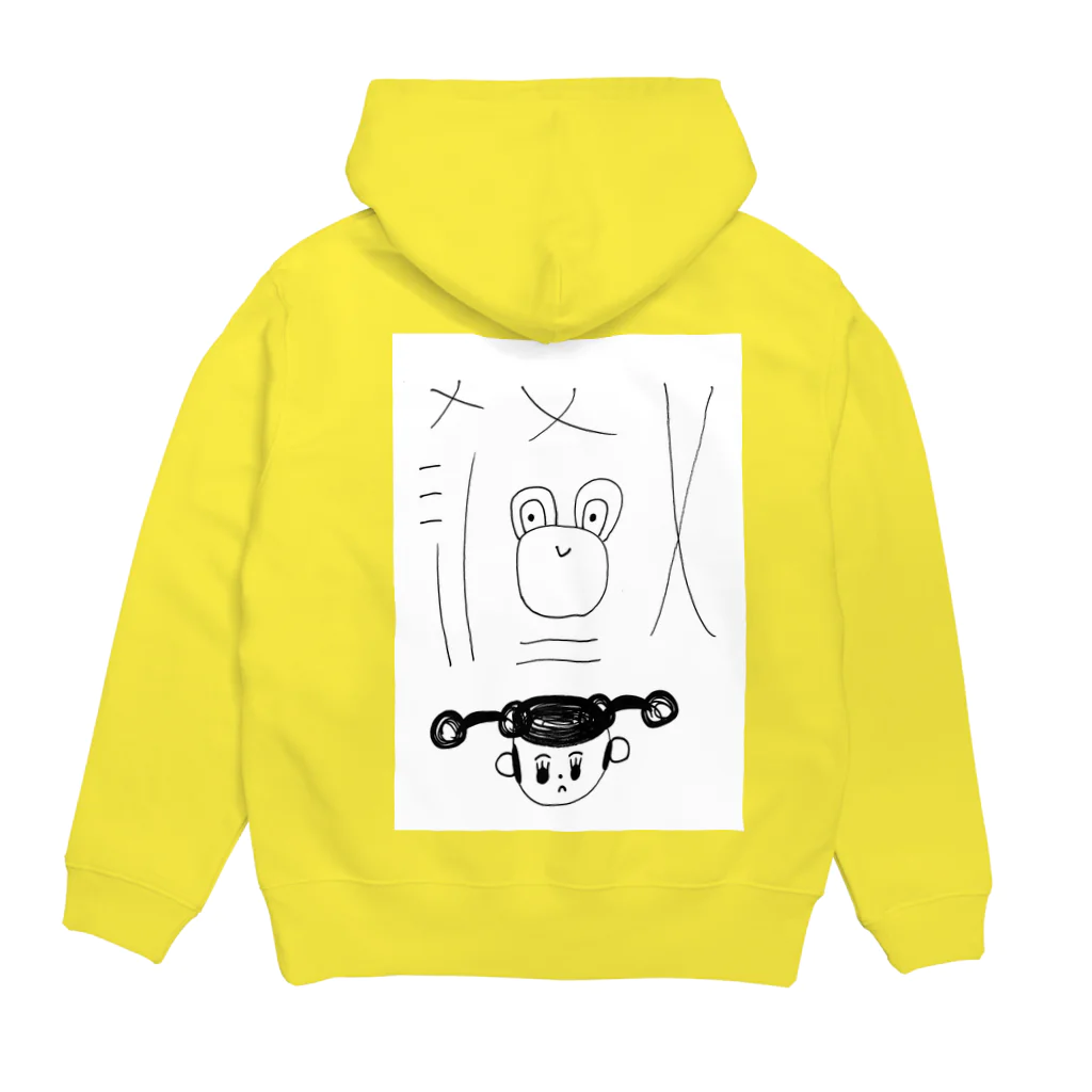 あやちの🐸みどりのかえる Hoodie:back