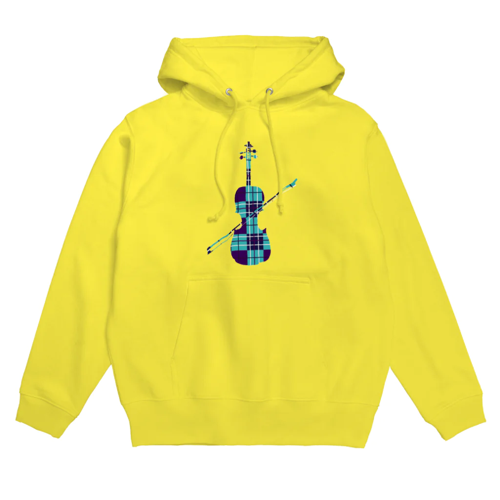 NIKORASU GOの音楽デザイン「バイオリン」（Tシャツ・パーカー・グッズ・ETC） Hoodie