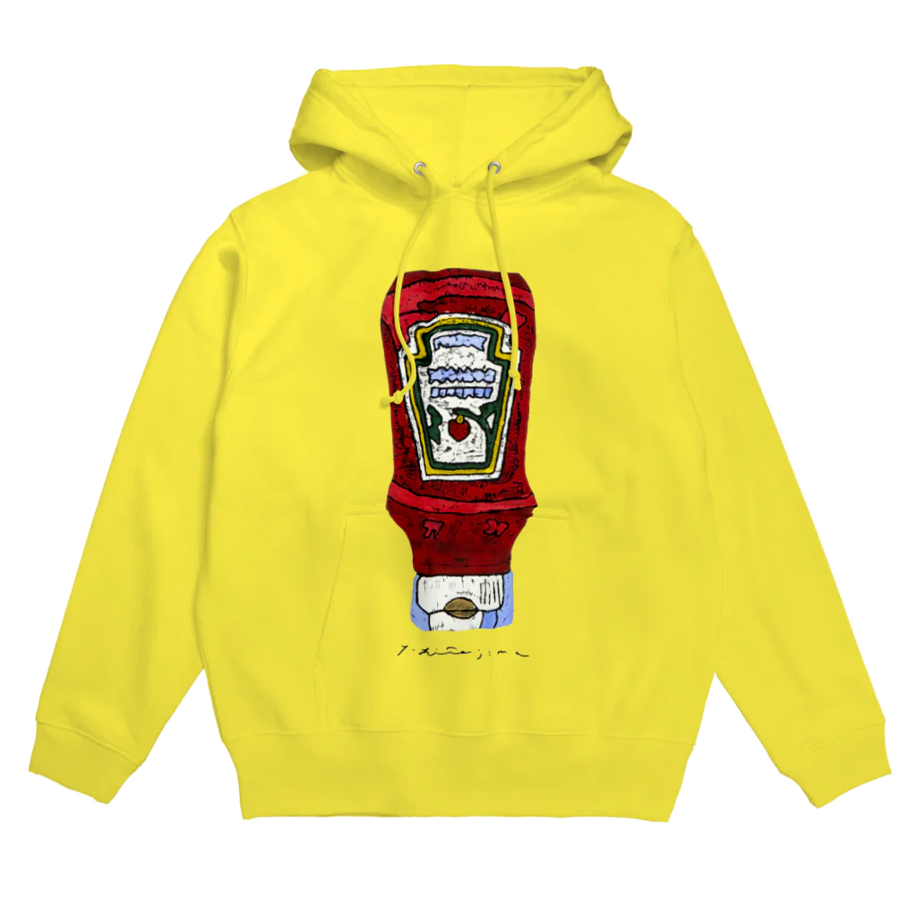 版画家・北嶋勇佑のケチャップ Hoodie