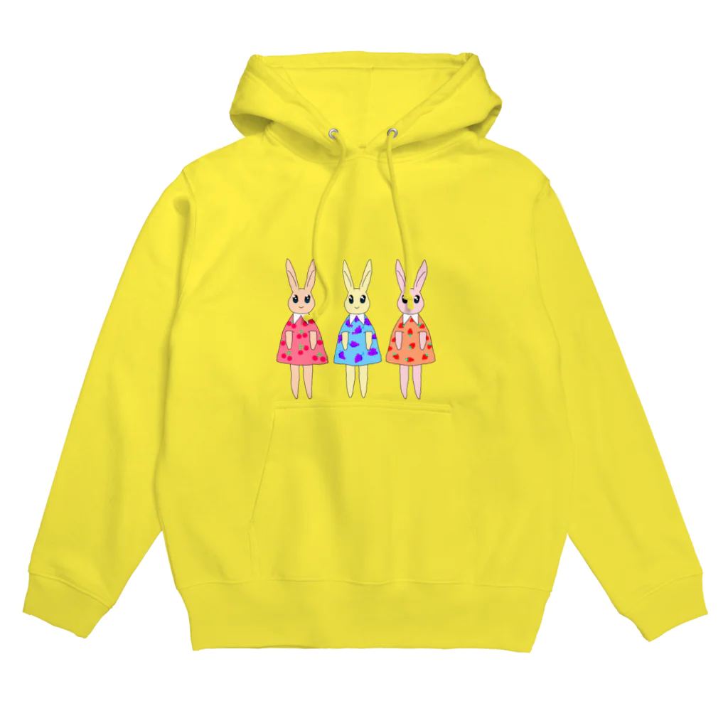 yaiのおしゃれなウサギ達 Hoodie