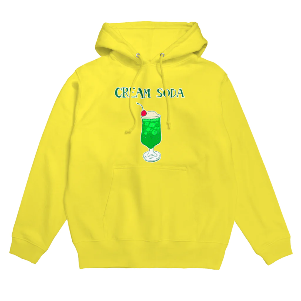 NIKORASU GOの昭和レトロデザイン「クリームソーダ」 Hoodie