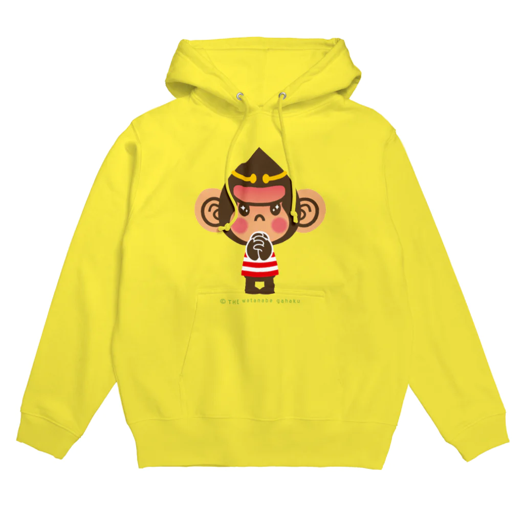 ザ・ワタナバッフルのドングリ頭のチンパンジー”祈り” Hoodie