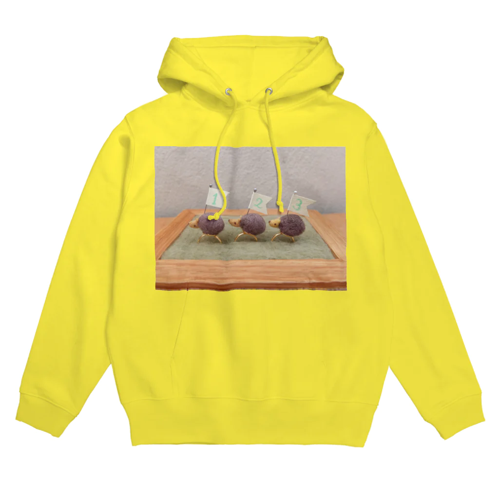 すみれ色のいえのはりねずみ1号！2号！3号！ Hoodie