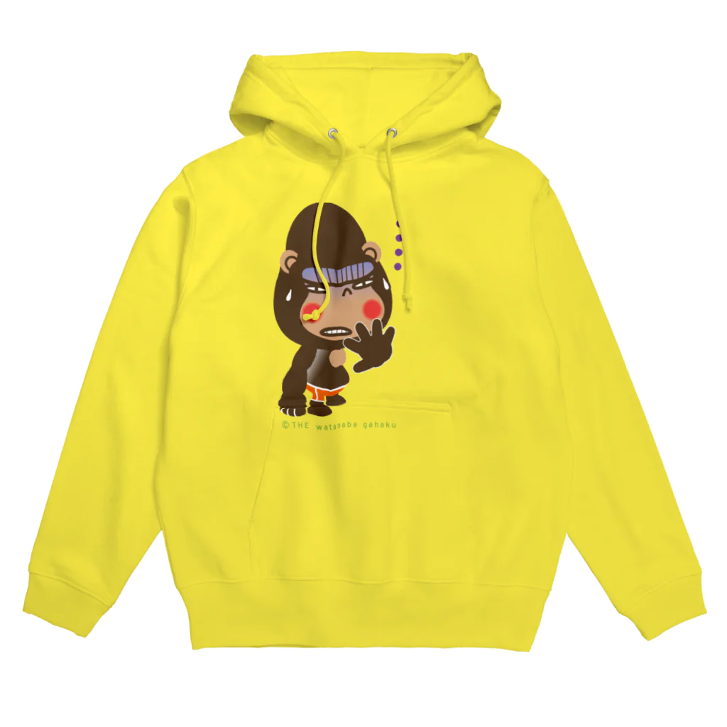 ザ・ワタナバッフルのぽっこりゴリラ" ドン引き" Hoodie