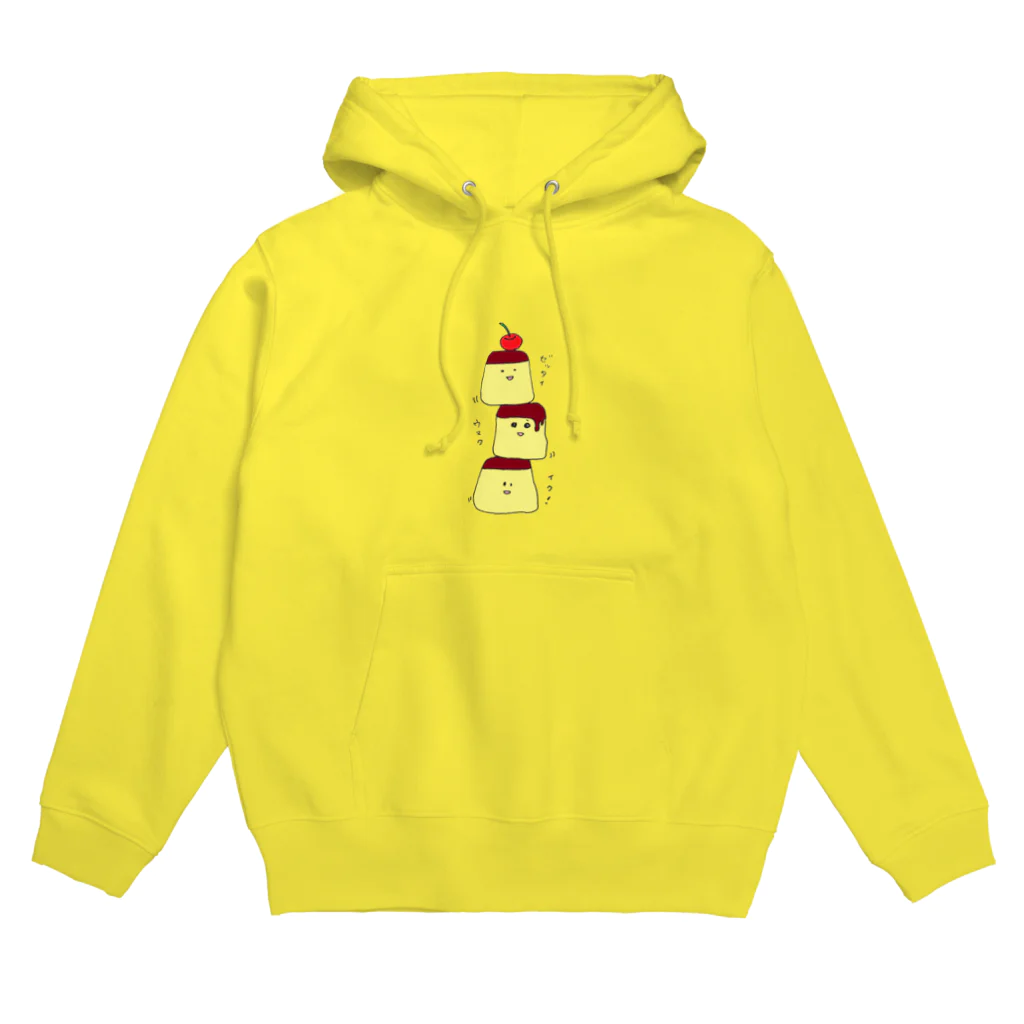 ekubostoreのトリオ・ザ・プリン 「ゼッタイウマクイク！」 Hoodie