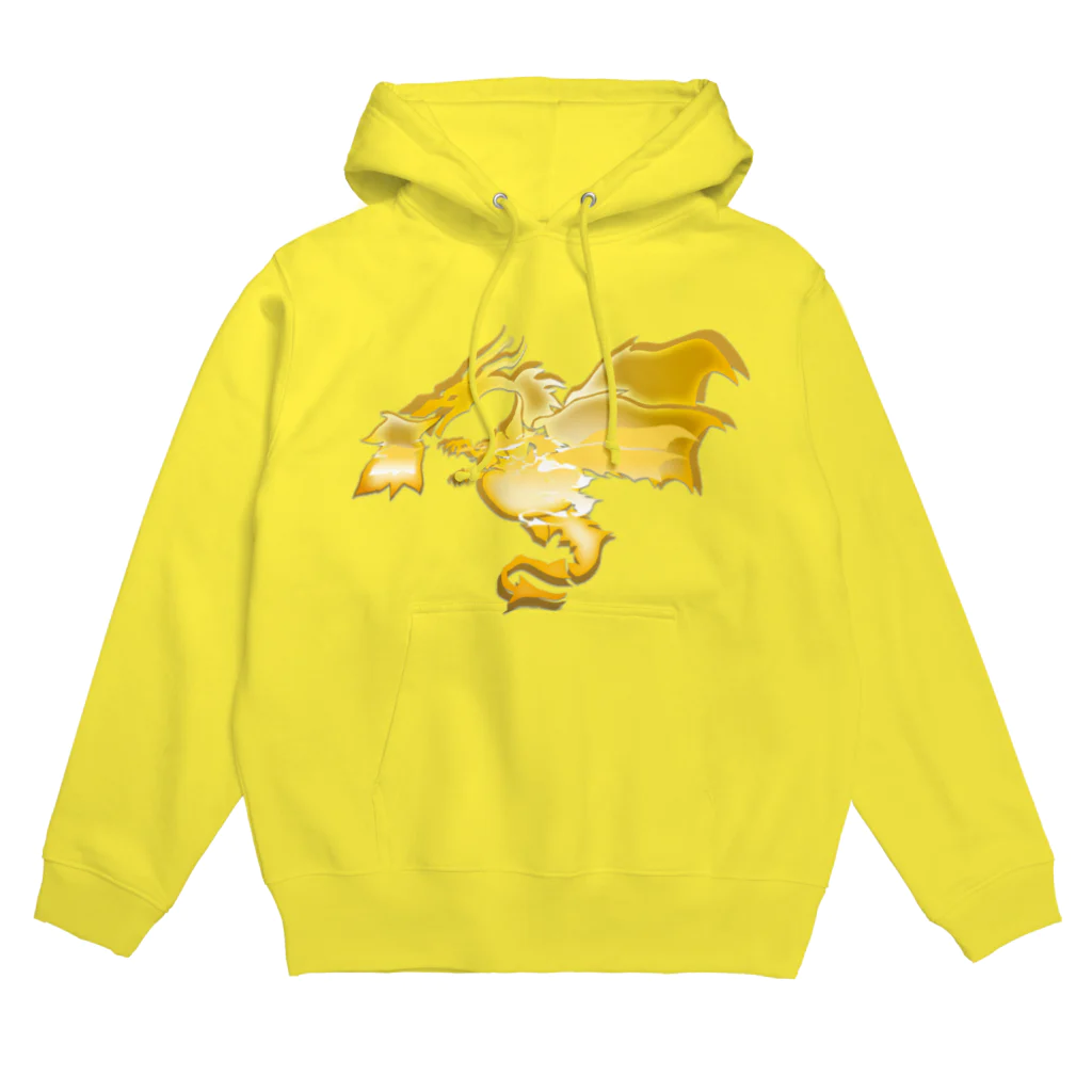 AURA_HYSTERICAのThe_Dragon_Strikes Hoodie