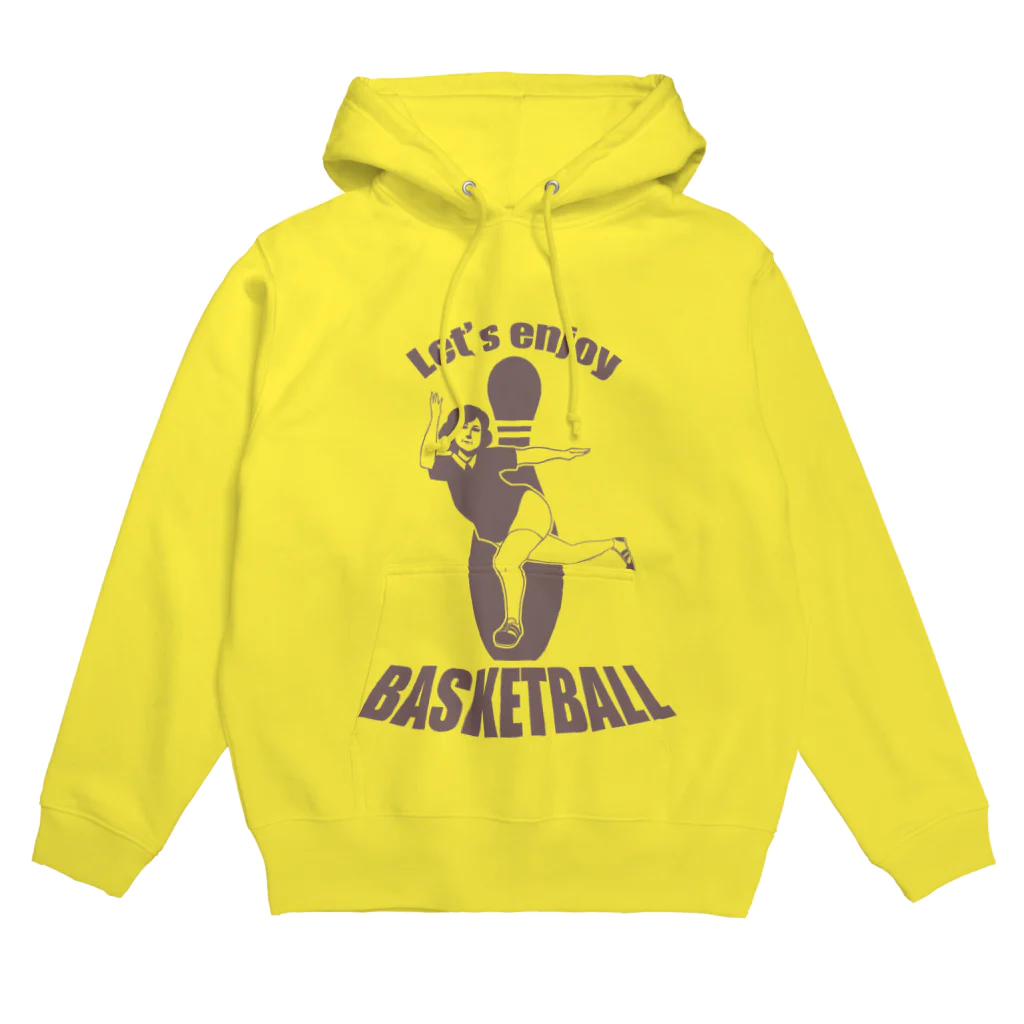 YANOYAのLet's enjoy BASKETBALL Hoodie