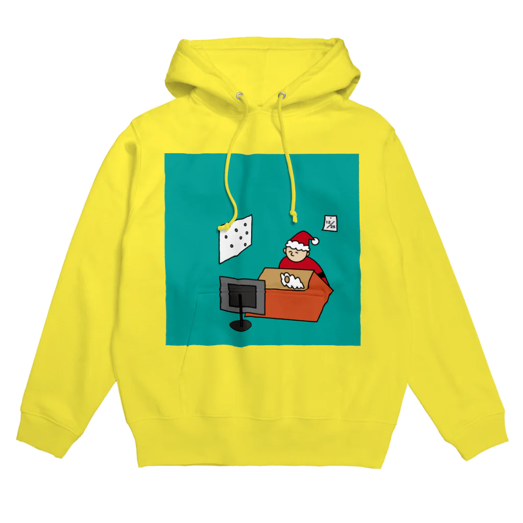 活気クラブの活気グラフィック「クリスマス」 Hoodie