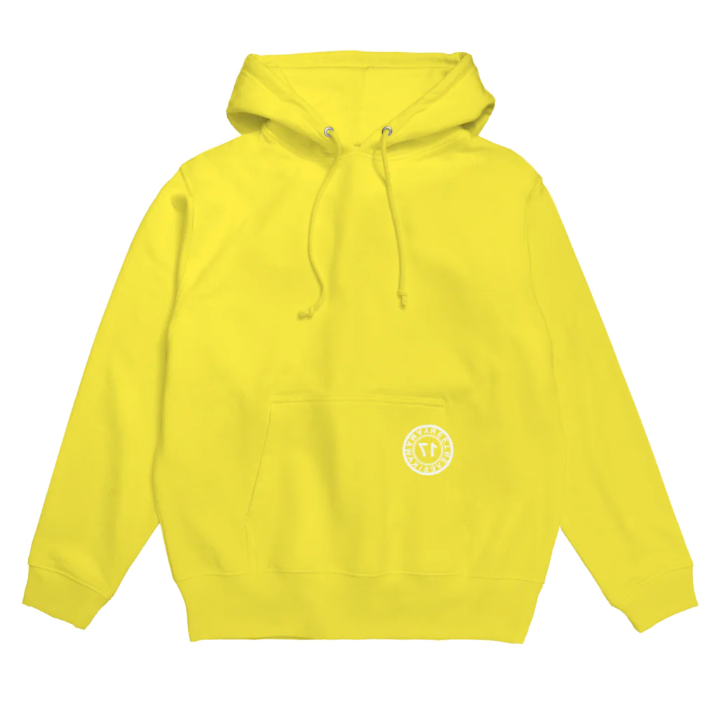 Yamawaki17のロゴ（白） Hoodie