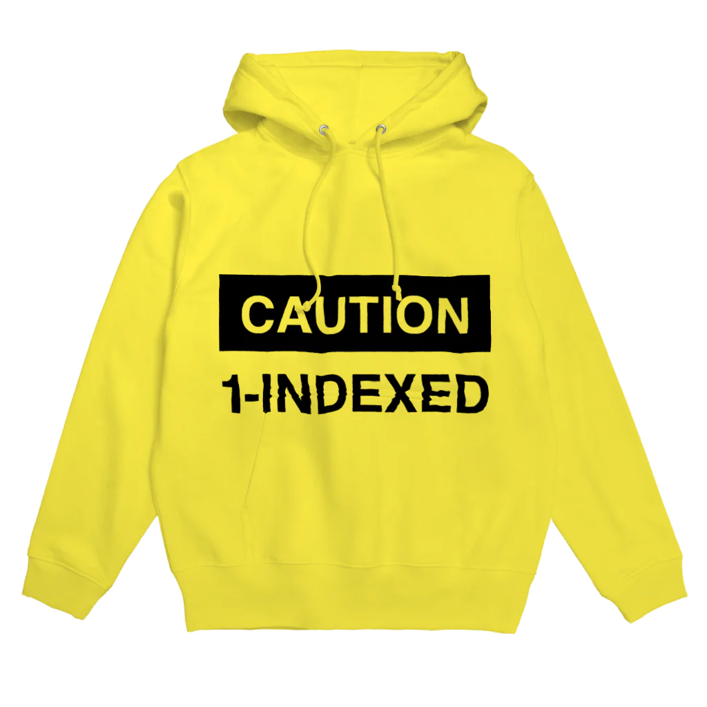 hnagaminのCAUSION 1-INDEXED Hoodie