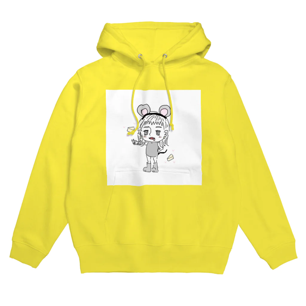 。の可愛い女の子🐭 Hoodie