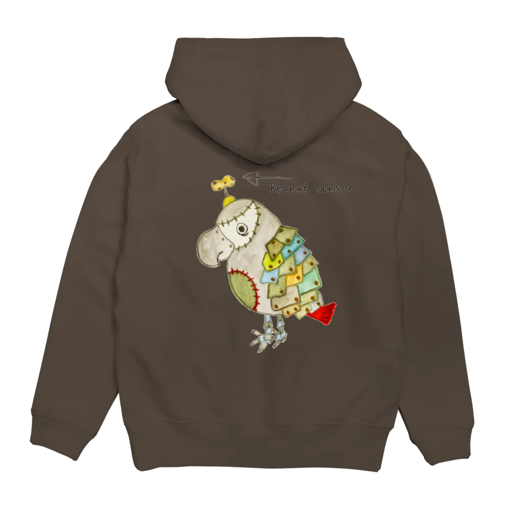 ねこぜや のROBOBO「福ちゃんロボ」 Hoodie:back