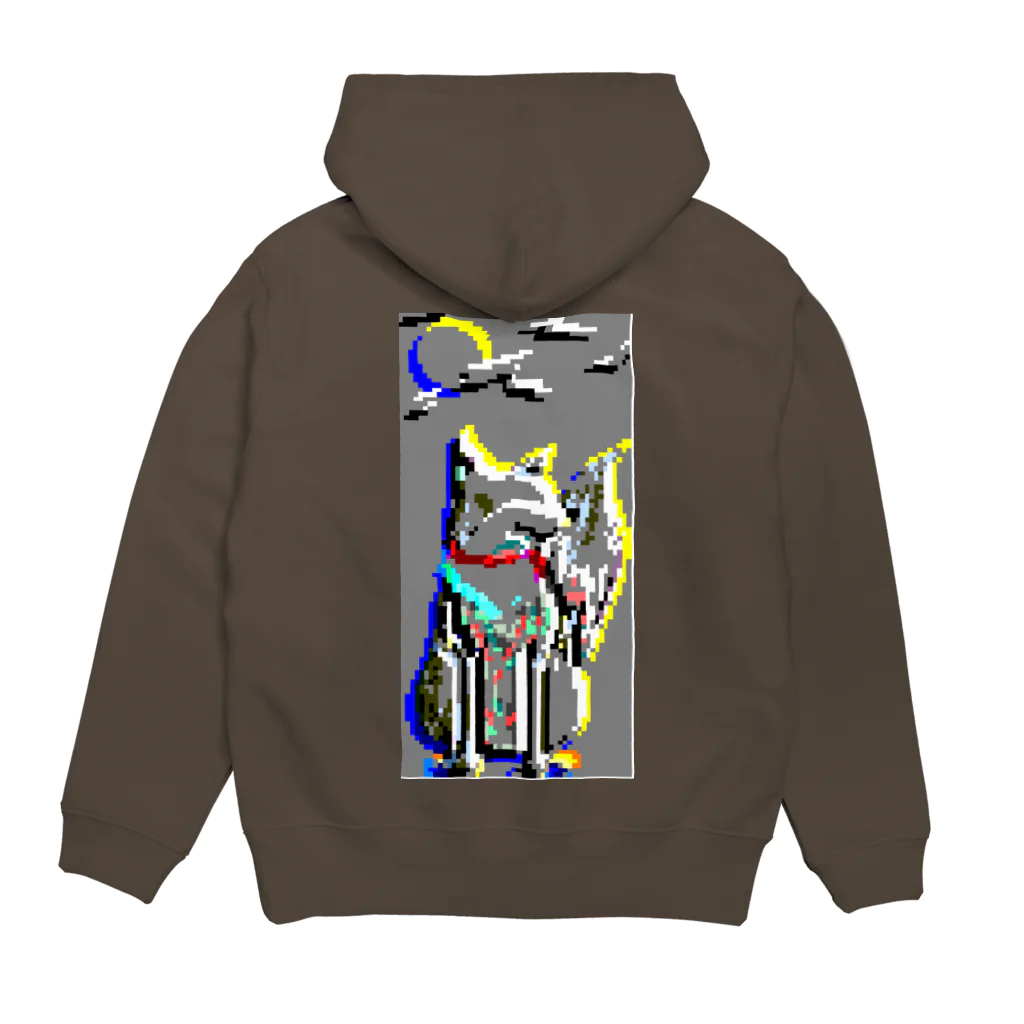 ますあかの妖狐の夜 Hoodie:back