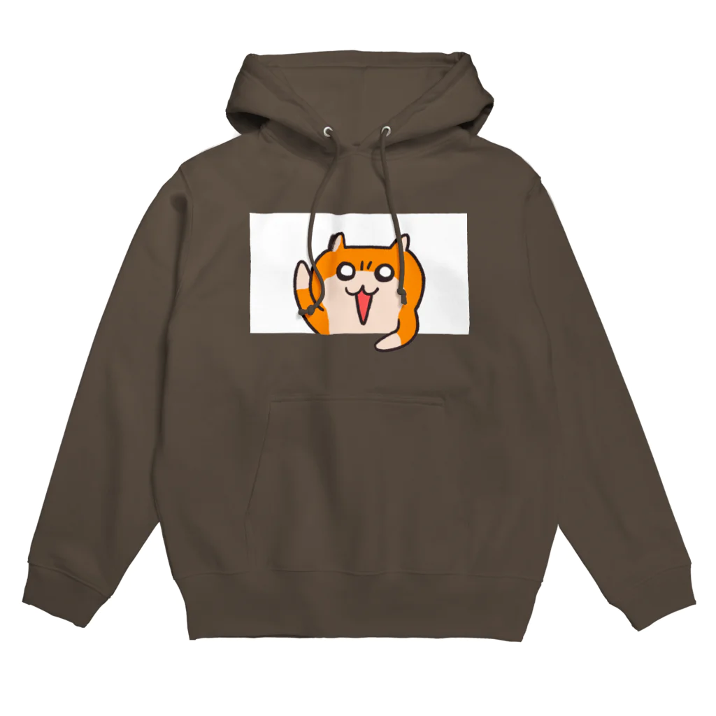 NORICOPOのヤホ！ってしてるクソハムちゃん（白） Hoodie