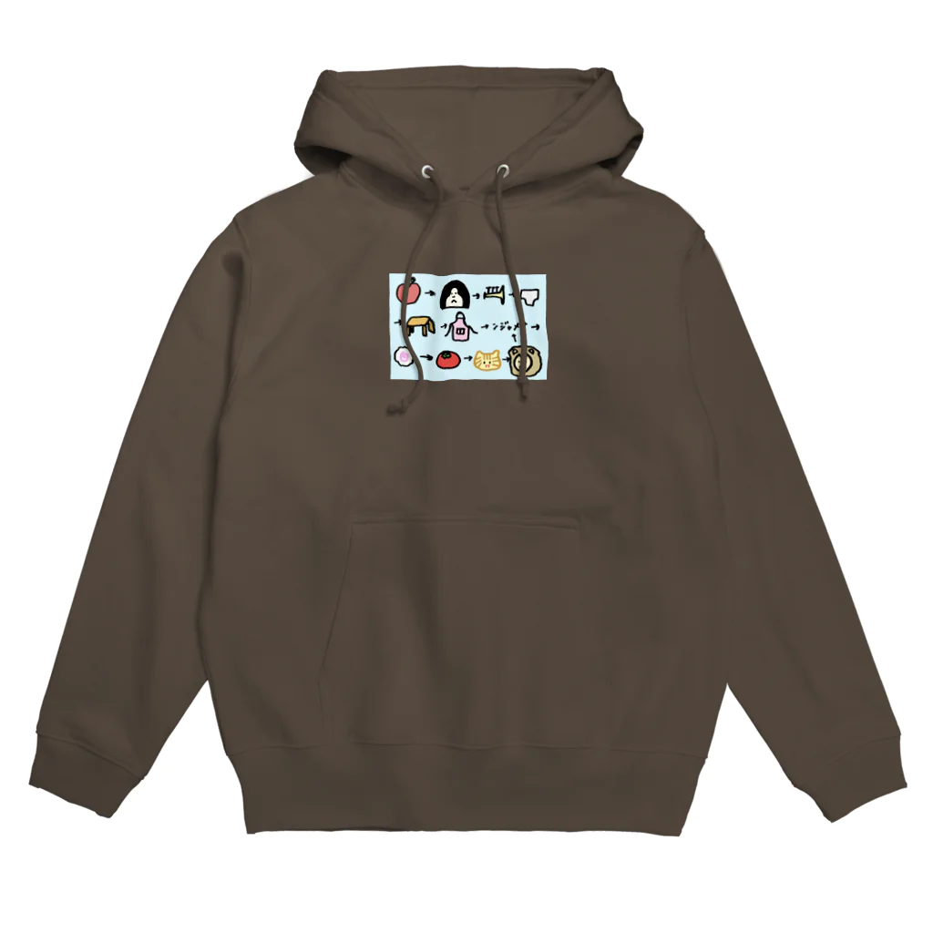 ぷるぷるのげきむずしりとり Hoodie