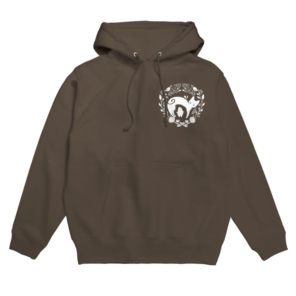 イトユのクロネコとオジサン Hoodie