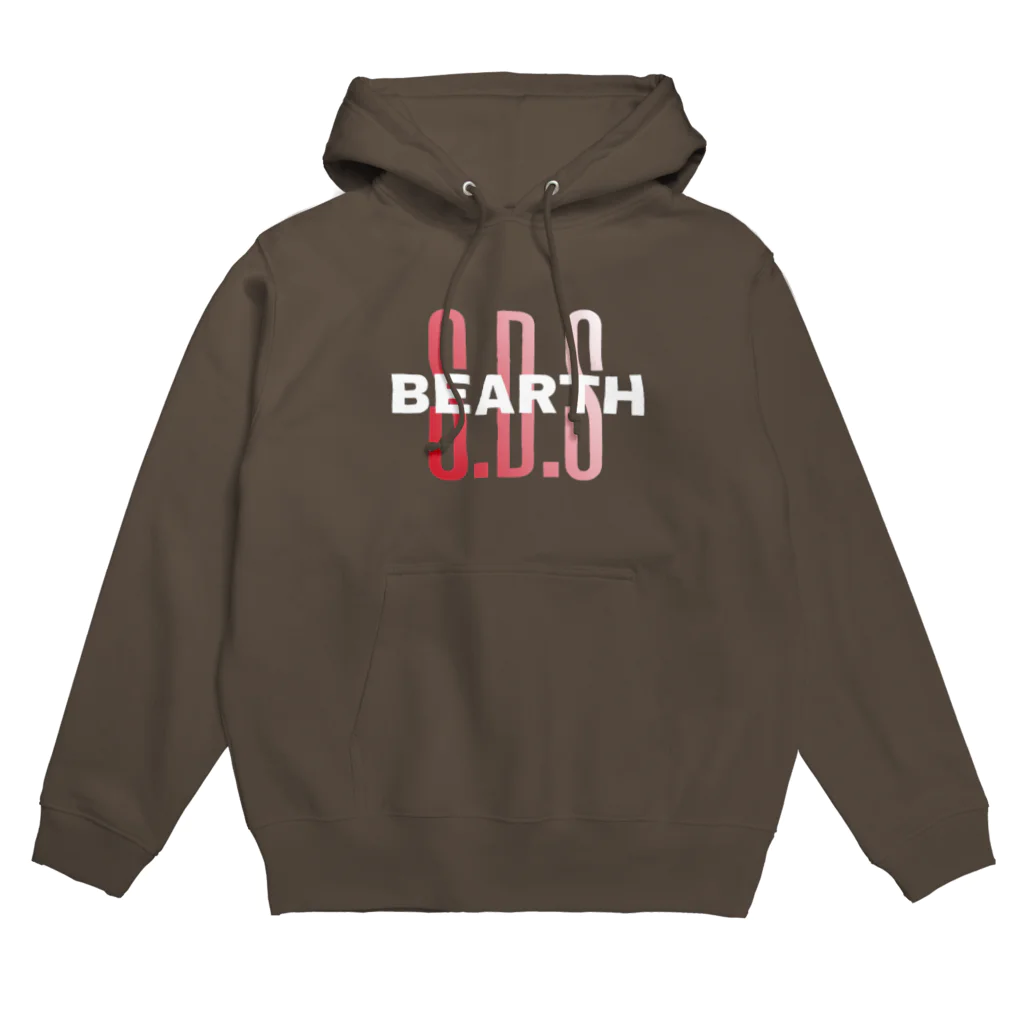 S.D.S BEARTH SHOPのオリジナル PINK LOGO パーカー