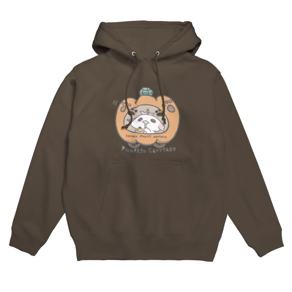 itsuto-こねこしょうしょうめんへらの「かぼちゃきゃっとはうす」 Hoodie