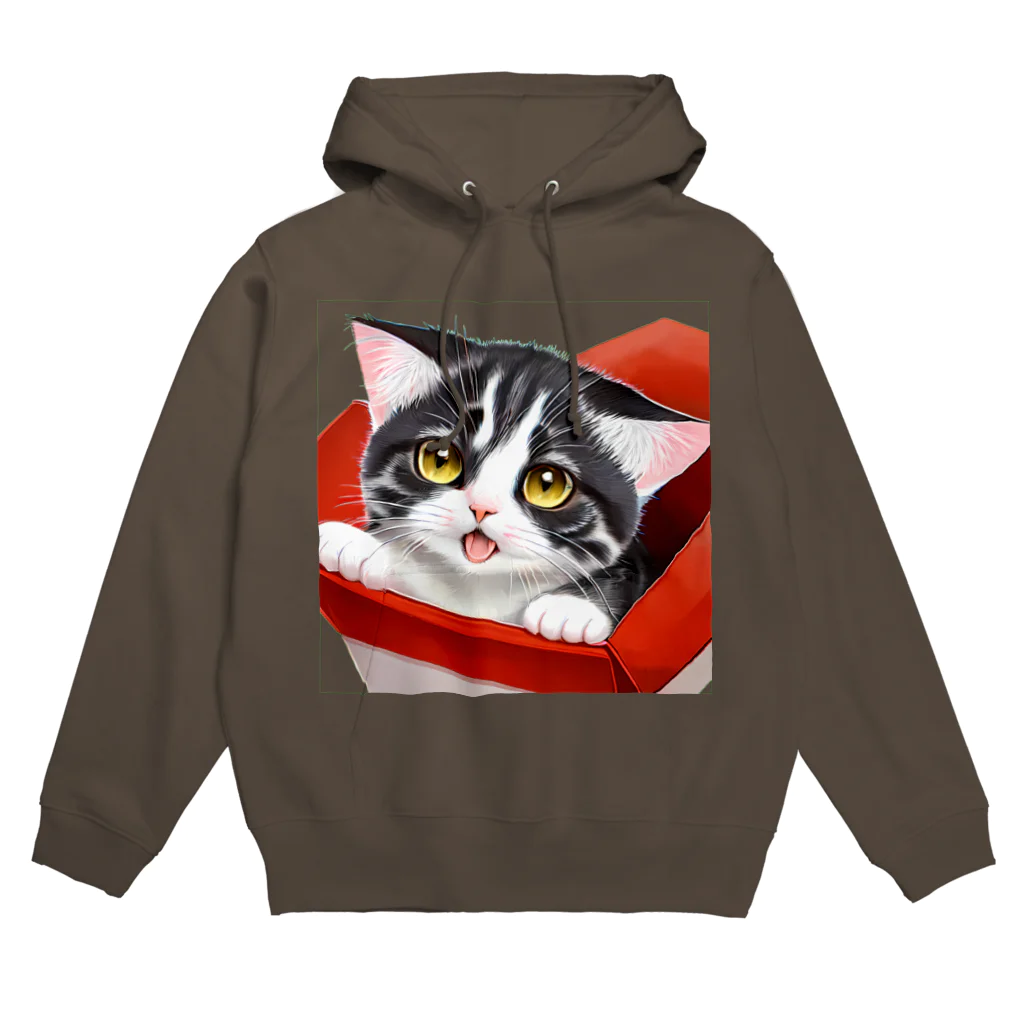 こひさま ショップ - 陽だまりの笑顔のねこのちぇっかー Hoodie