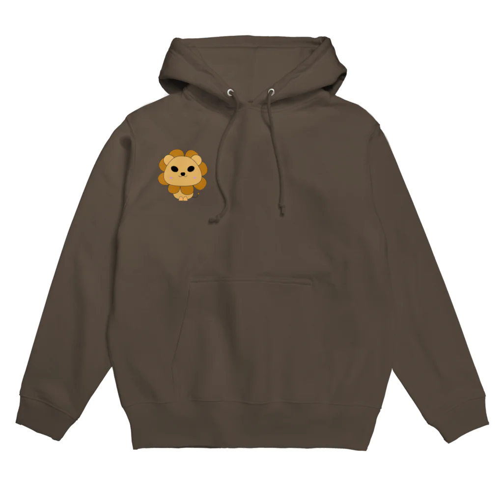 honobono-kongariのほのぼの動物シリーズ(ライオン) Hoodie