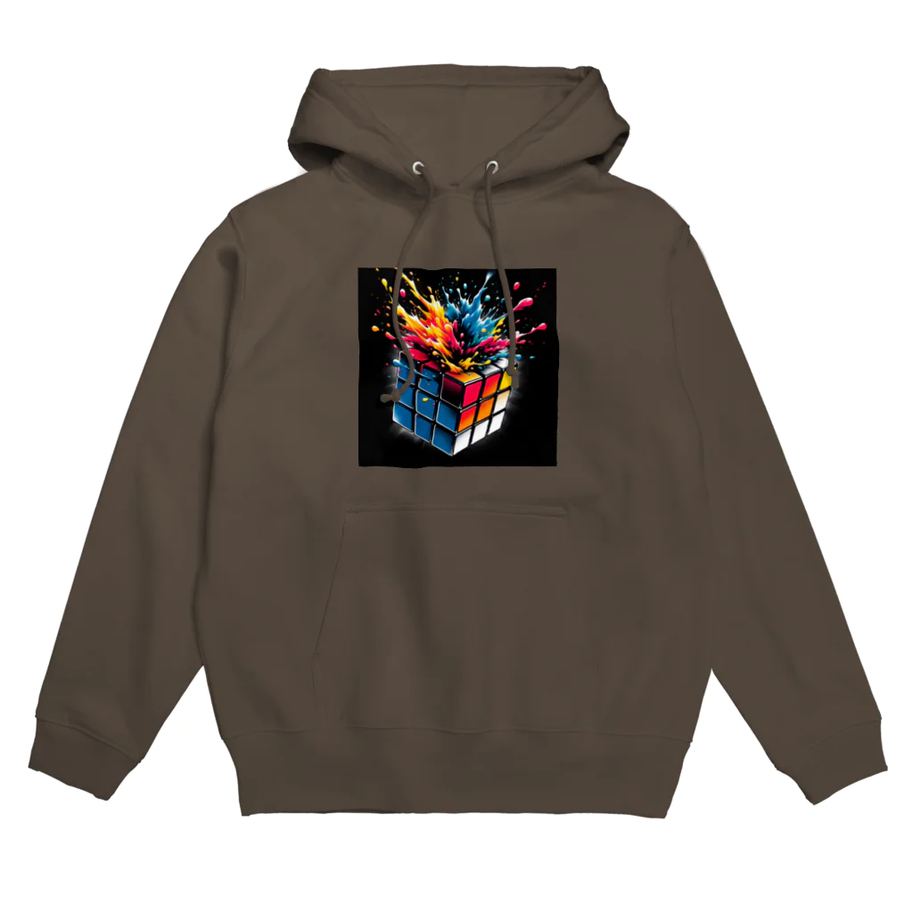 Ksdesignのカラーバースト・キュービカル Hoodie