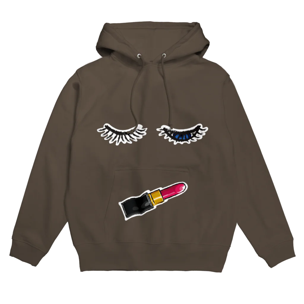 りりり。のつけまつげと口紅 Hoodie