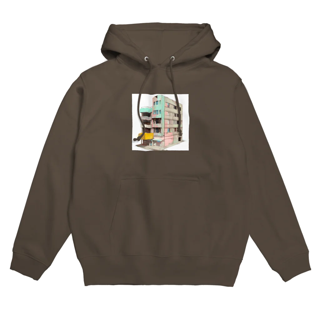 Buildingsの廃墟 4 Hoodie