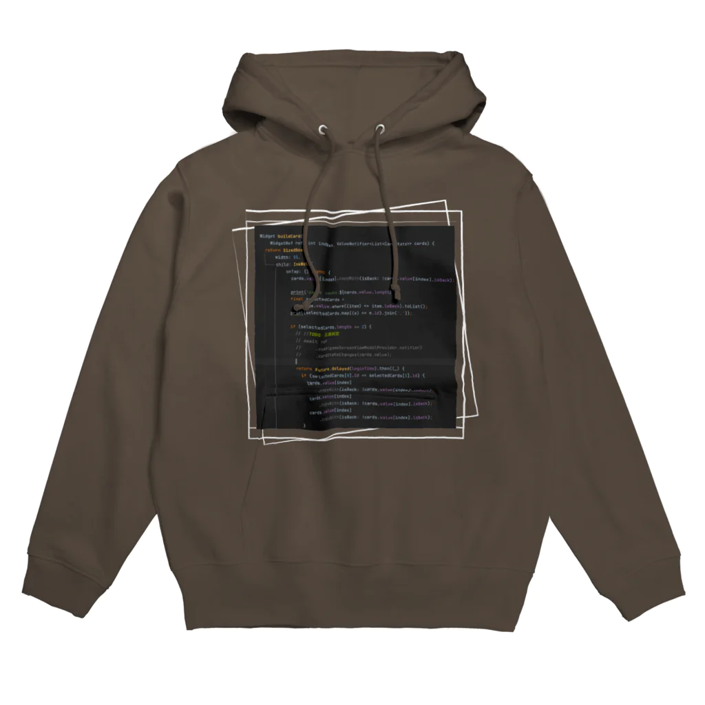 プログラミング教室ぷらぐらのflutterアイテム Hoodie