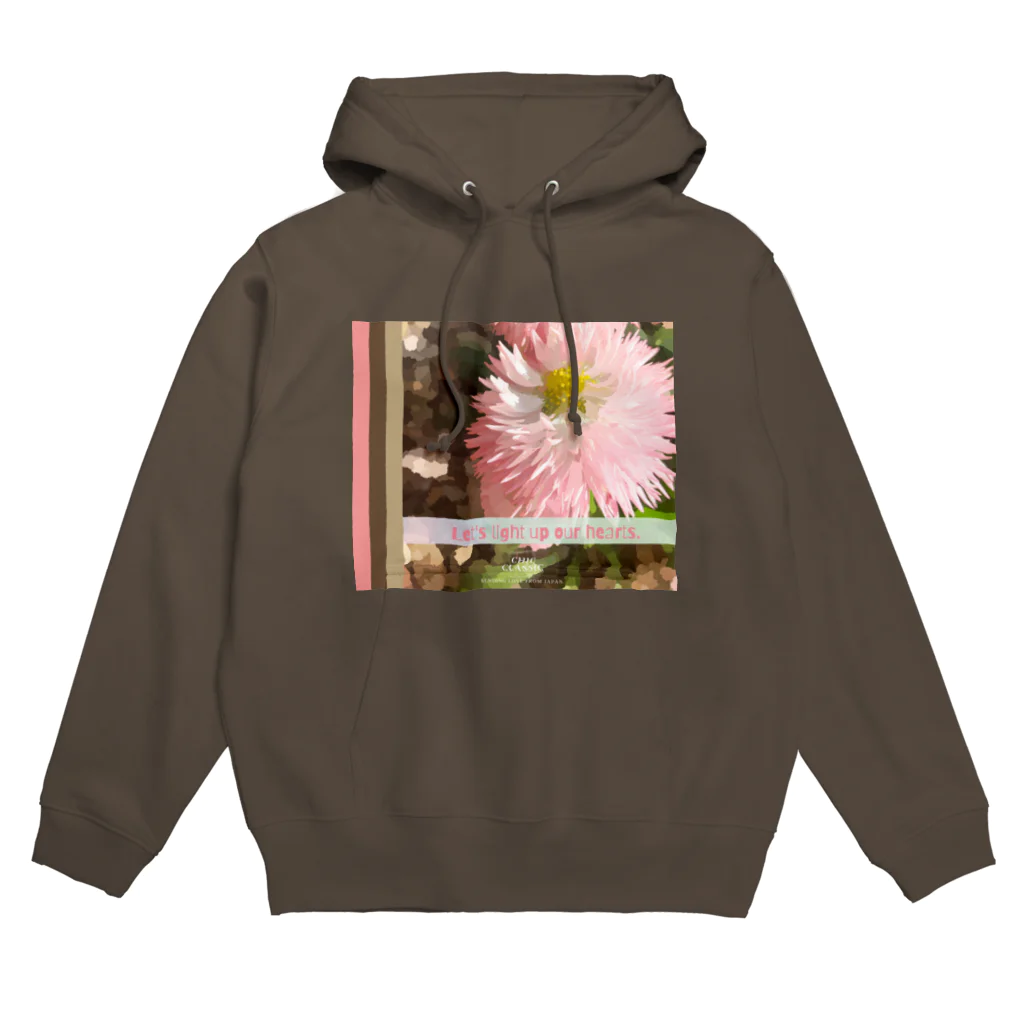 ChicClassic（しっくくらしっく）のお花・Let's light up our hearts. Hoodie