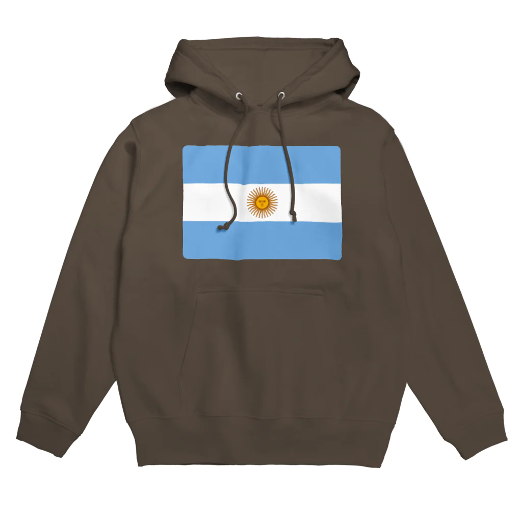 お絵かき屋さんのアルゼンチンの国旗 Hoodie