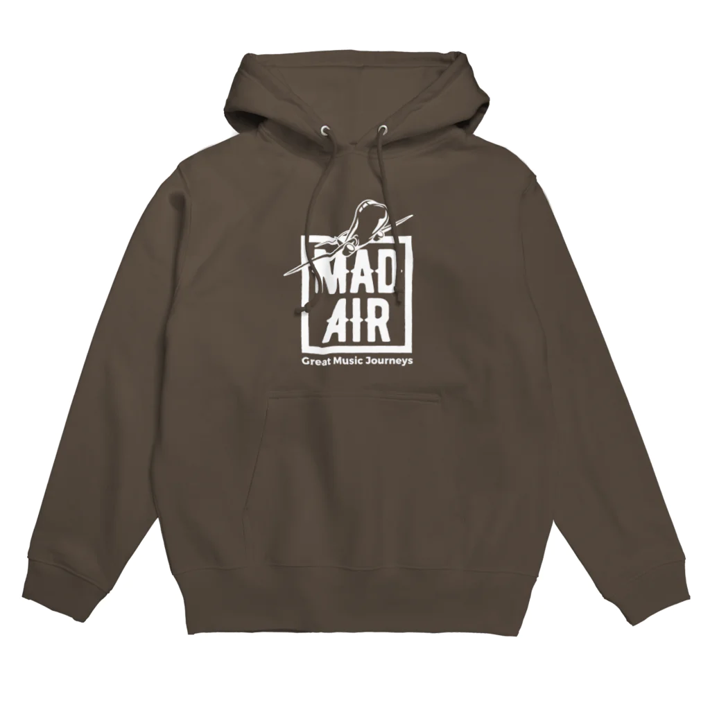 MAD AIR OFFICIALのWhite Logo B パーカー