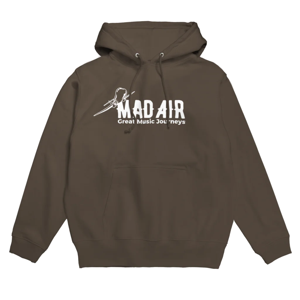 MAD AIR OFFICIALのWhite Logo A Hoodie