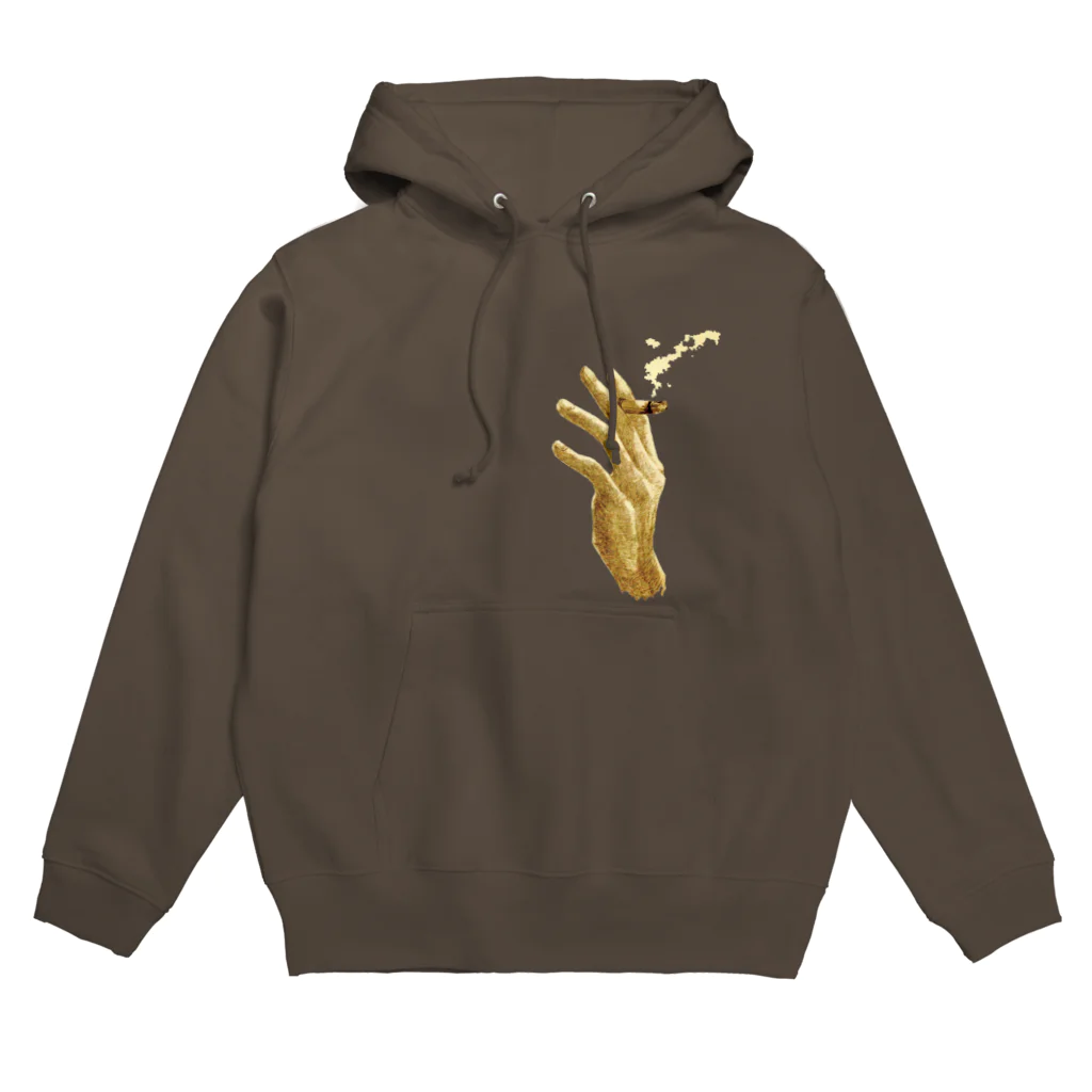 ﾏｽｸﾒﾛﾝ_夜来のcigarette hand Hoodie