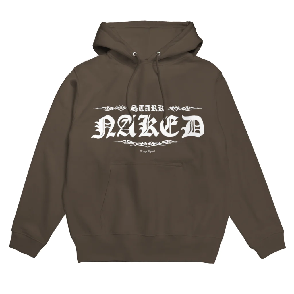 Ray's Spirit　レイズスピリットのSTARK NAKED（WHITE） Hoodie