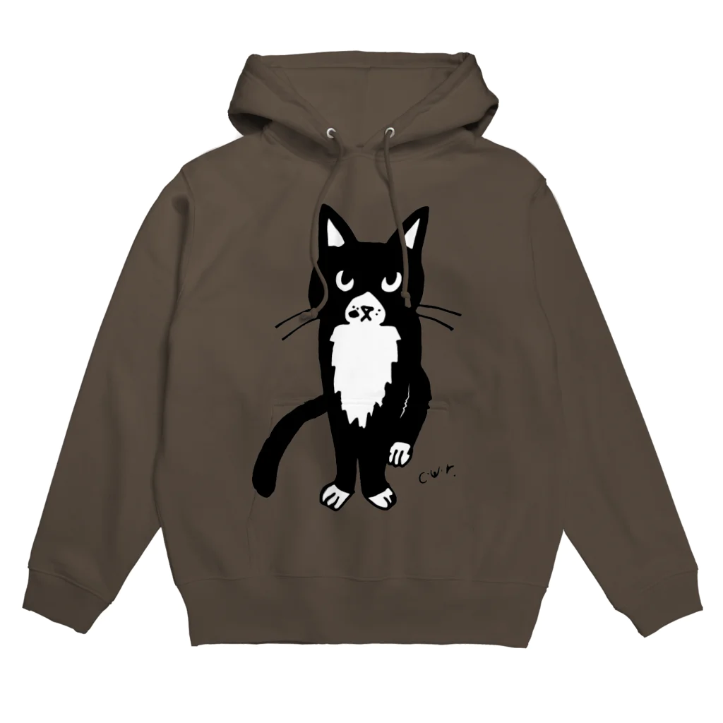 CUROGNACの100nyan007.くつしたにゃんこ Hoodie