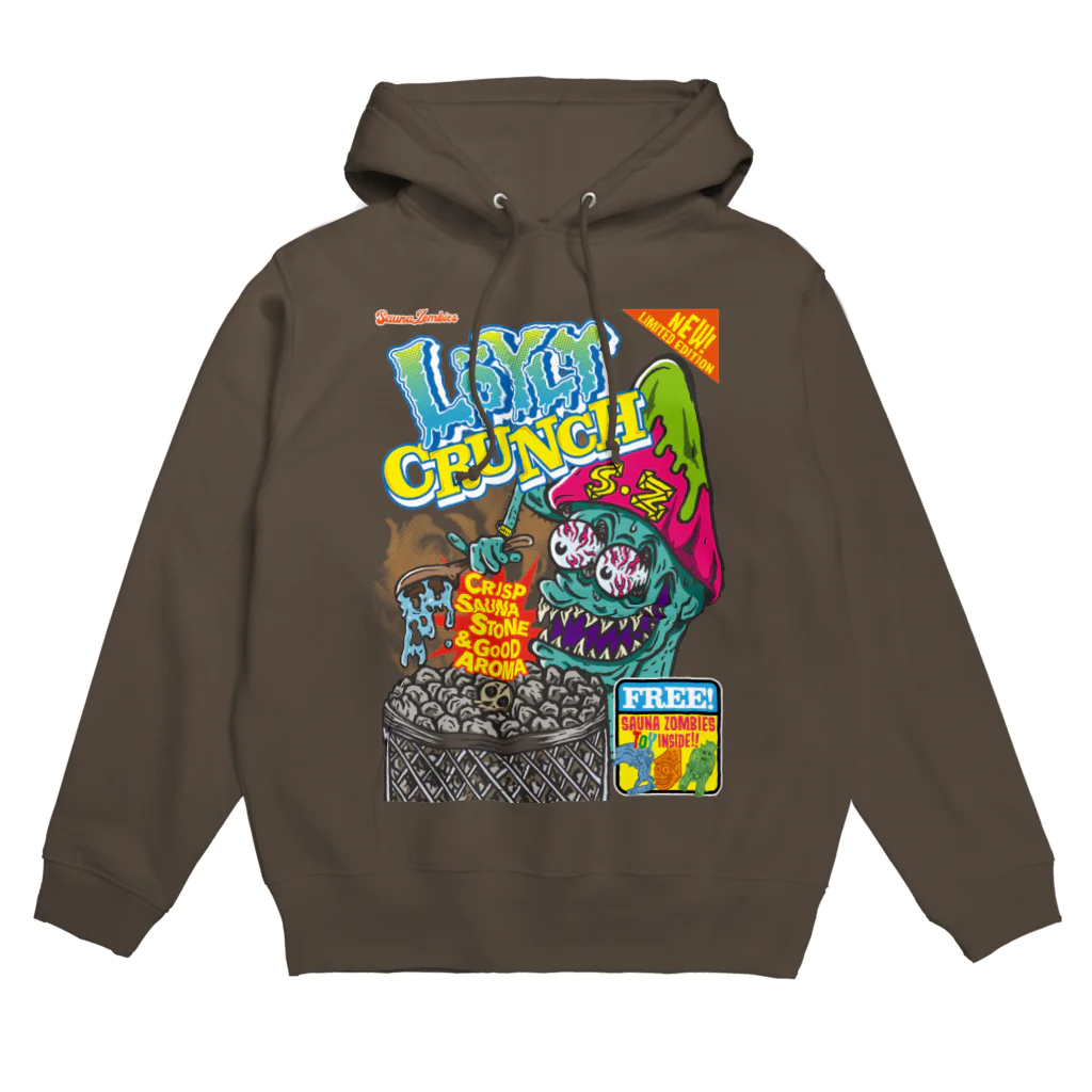 SAUNA ZOMBIESのSAUNA ZOMBIES-LöYLY CRUNCH HOODIE DARK- パーカー