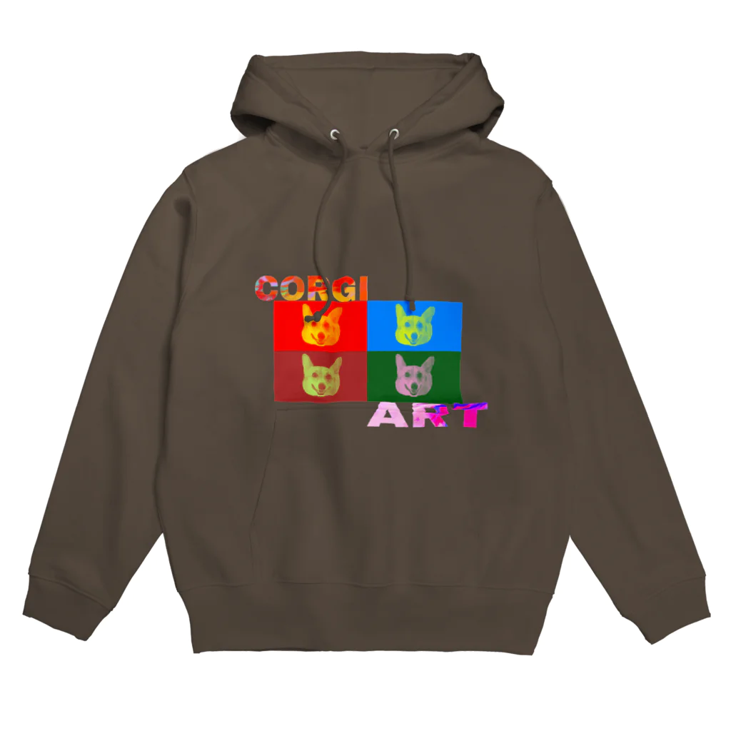 ichiyac designのコーギーアート Hoodie