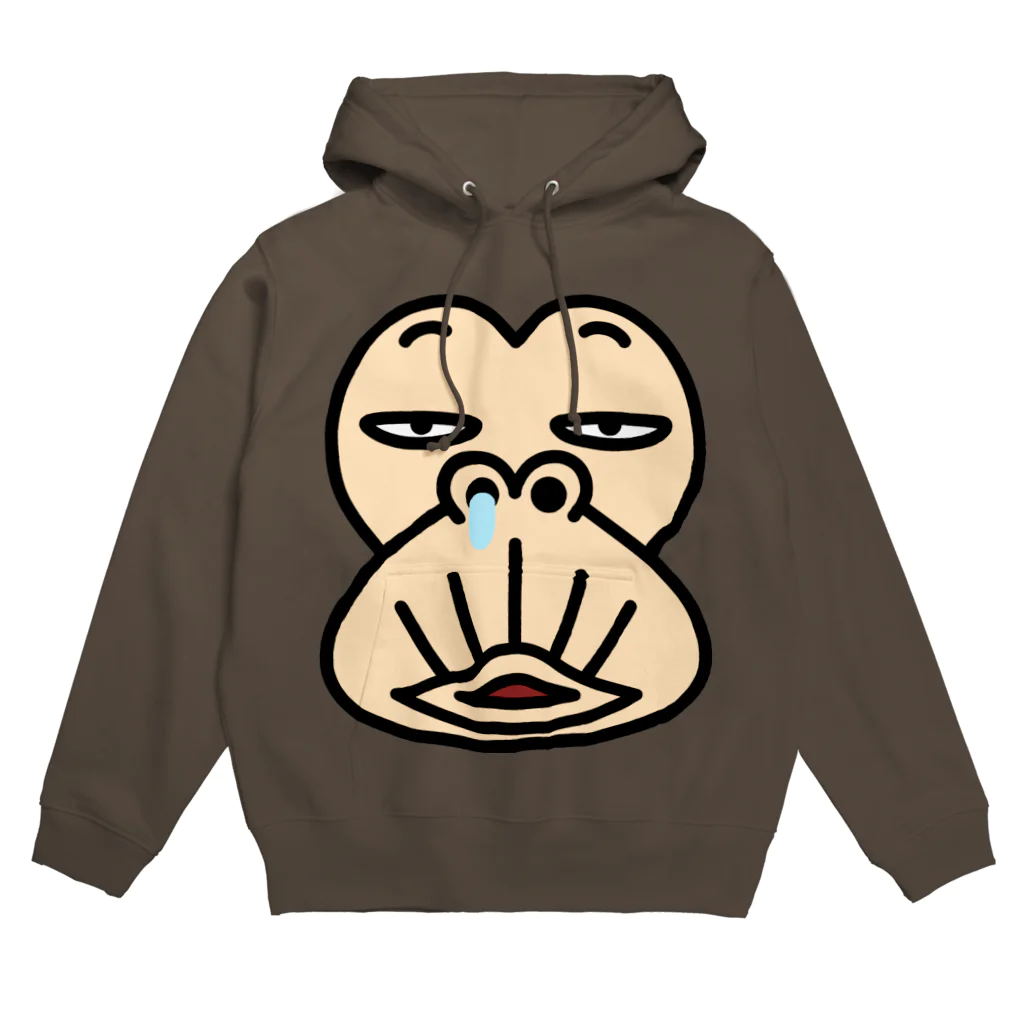 セイコウ スタンプのイラッとお猿さん　アップ Hoodie