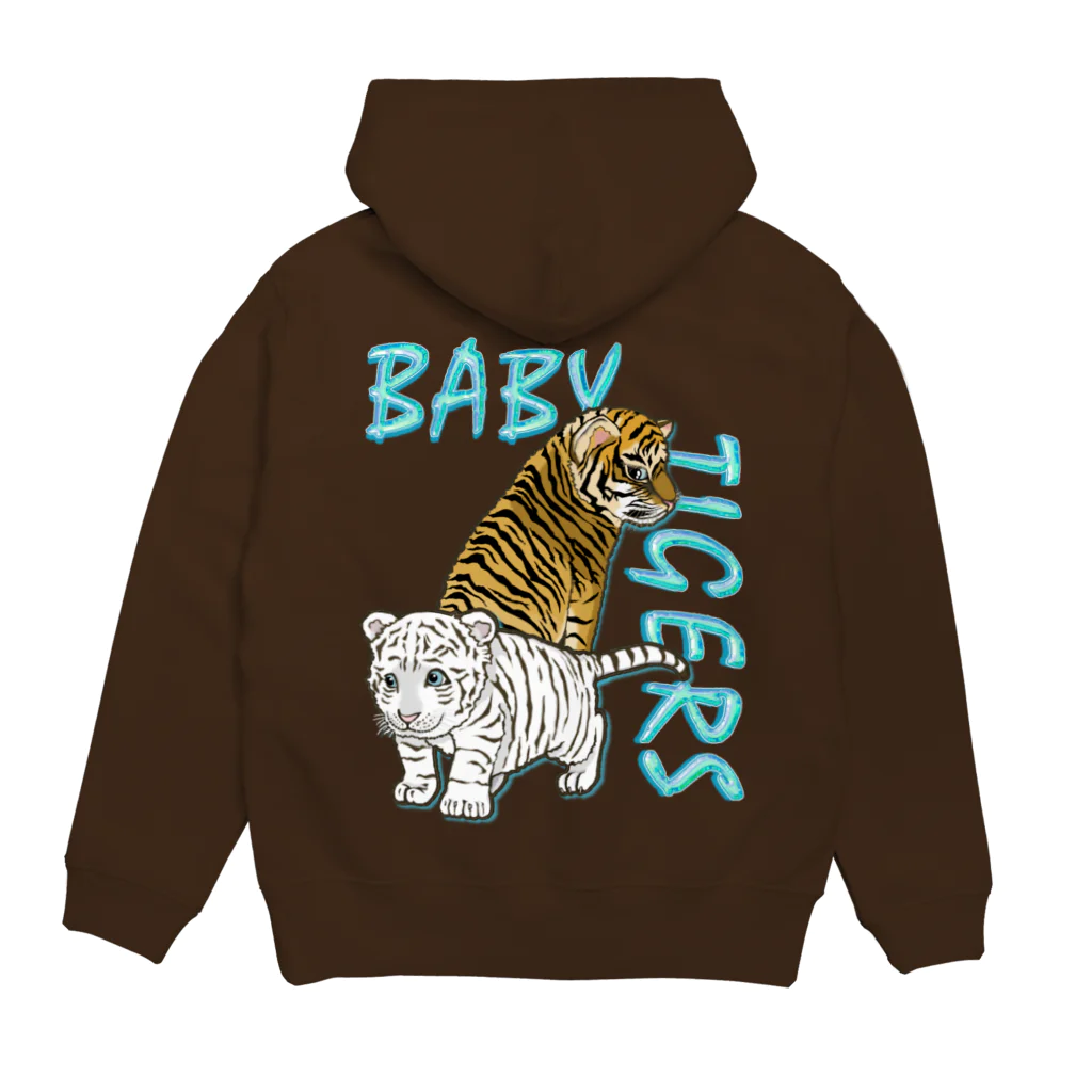 LalaHangeulのBABY TIGERS　バックプリント パーカーの裏面