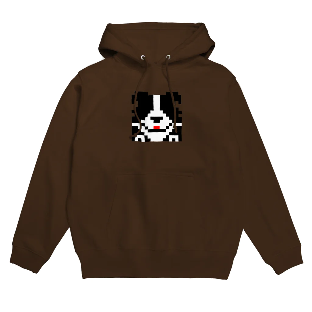 ボダコのレオのボーダーコリー　ドットな伏せ Hoodie