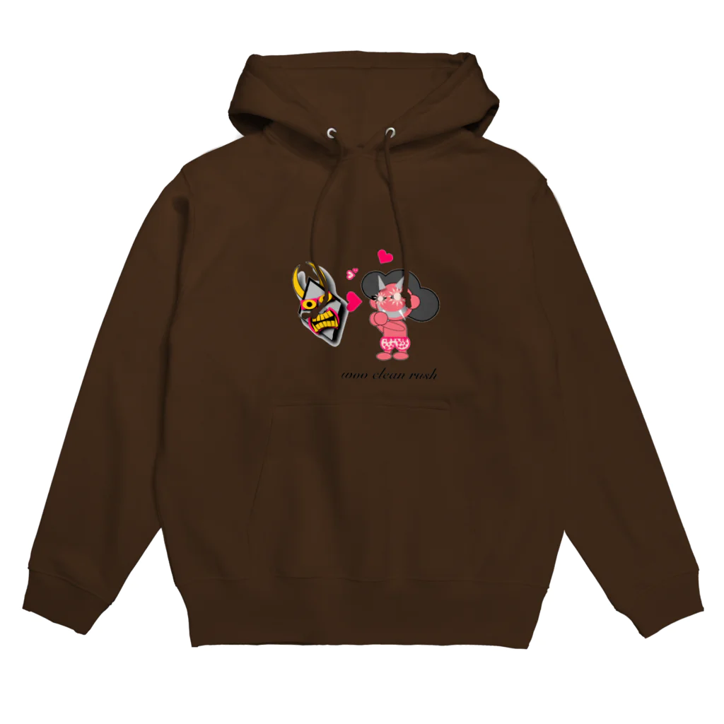 woo clean rushのシュールなoni Hoodie