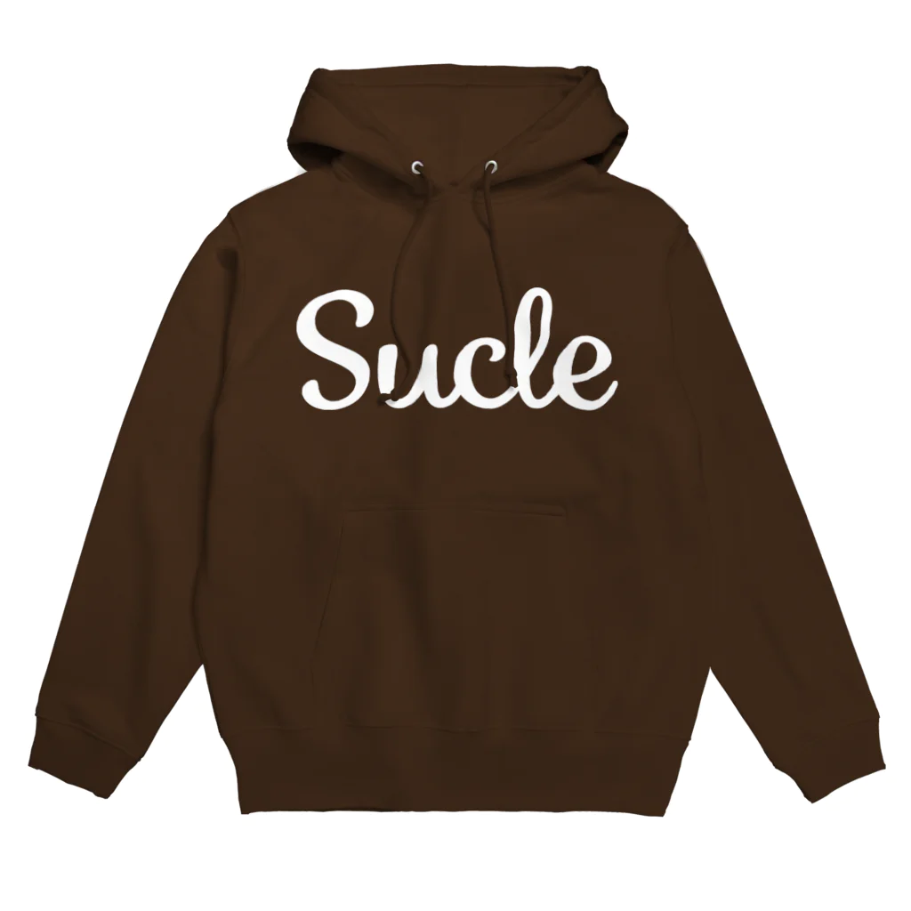 Sucle[シュクレ]のSucle白いロゴ Hoodie