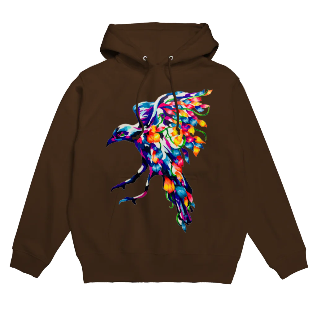 からすの巣の花を纏う Hoodie